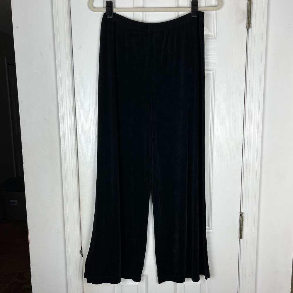 Chico’s Travelers Black Wide Leg Palazzo Pants